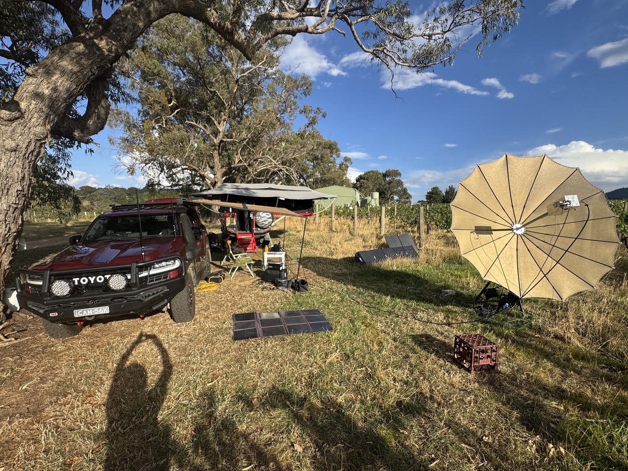 Mick VK2CMP's 23cm EME portable station